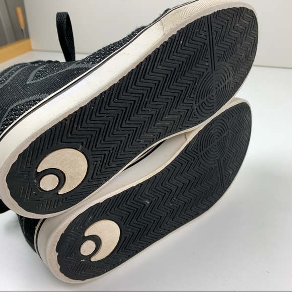 Osiris Black Sparkle Hi Top Skate Shoes size 5 - Picture 7 of 8